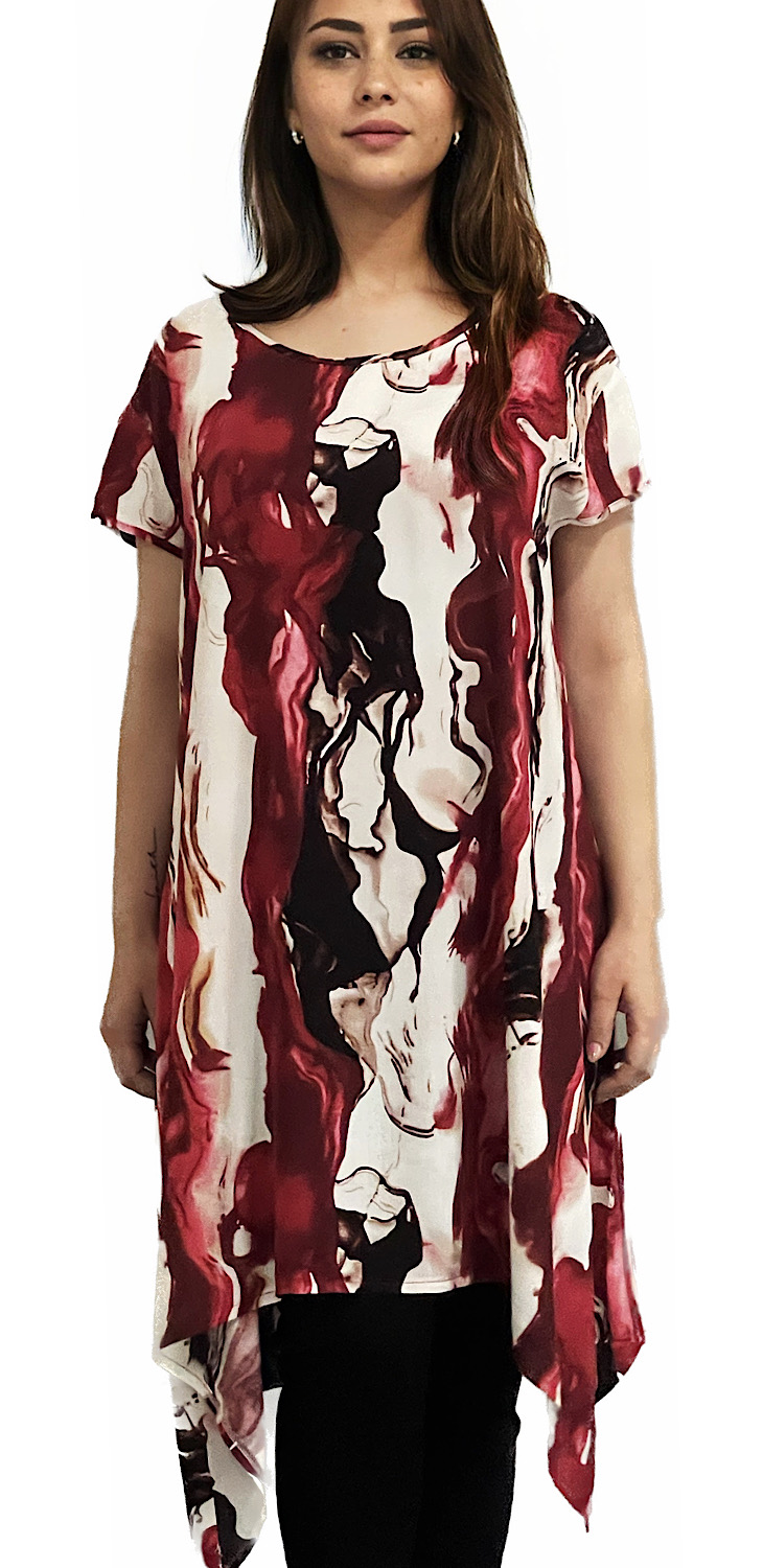 Rochie tunică modernă pentru femei - Melting Ice