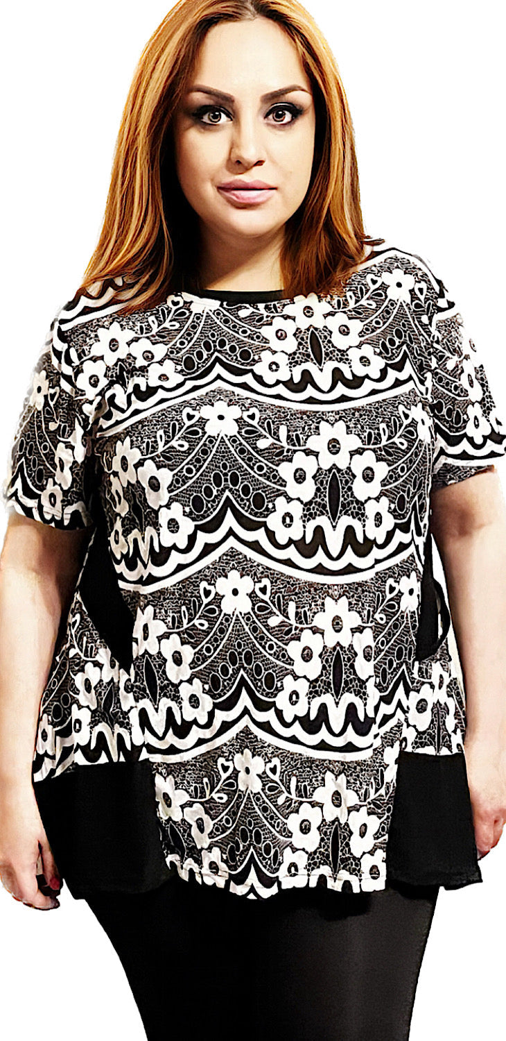 Tunica de dama la moda in marimi mari