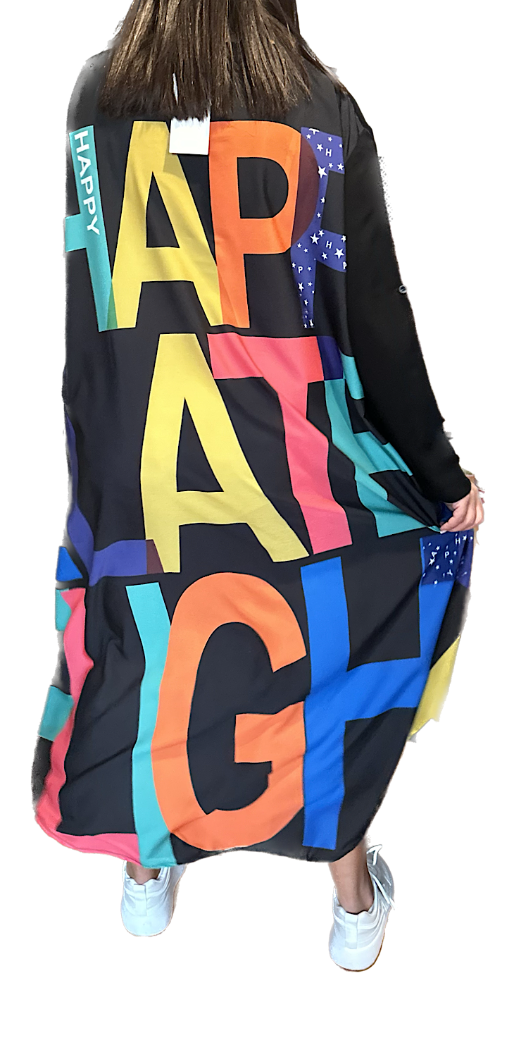 Rochie Dama Tunica Neagra si Color - Estel