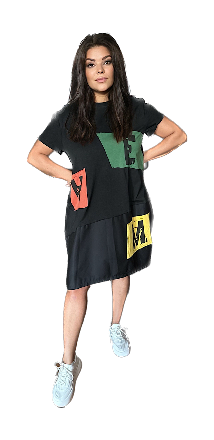 Rochie de doamnă elegantă în mărimi mari - Vanesa