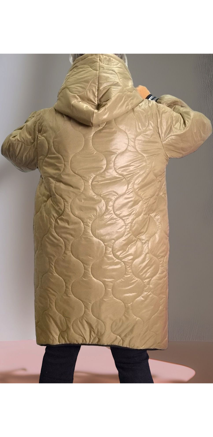 Jachetă elegantă de damă bej - Alia