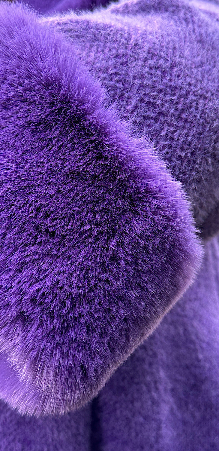 Palton de dama Purple Chic - Paola