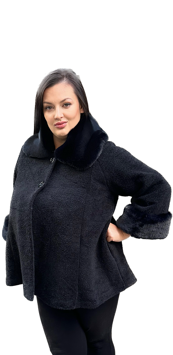 Palton casual de dama pentru tinuta de zi cu zi - Paola