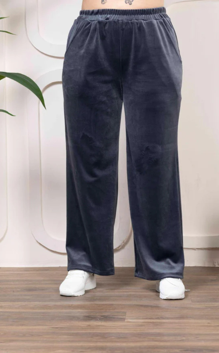 Sports Set Grey Velvet