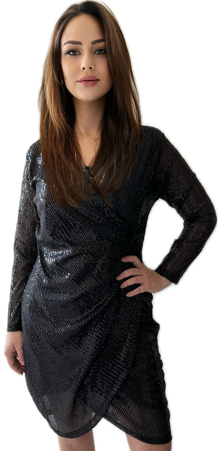 Rochie Neagra Oficiala Eleganta Dama - Gala