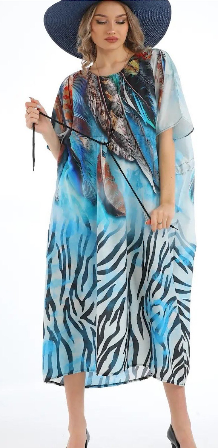 Rochie Maxi Dama in culori pastelate deschise - Valena