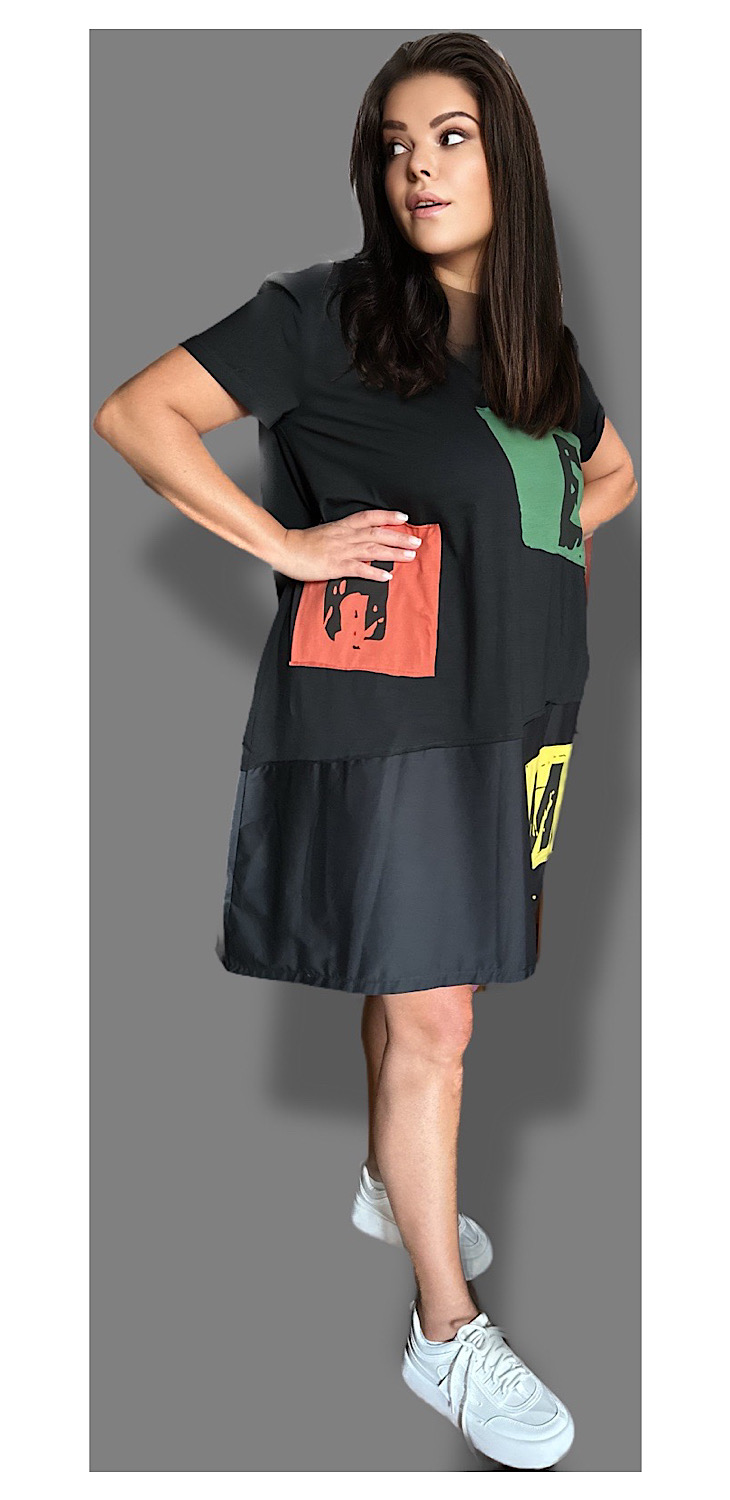 Rochie de doamnă elegantă în mărimi mari - Vanesa